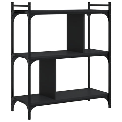 Bücherregal 3 Böden Schwarz 76x32x88 cm Holzwerkstoff - Pazzar.ch