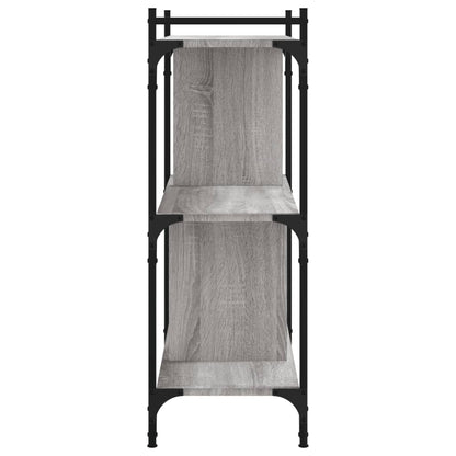 Bücherregal 3 Böden Grau Sonoma 76x32x88 cm Holzwerkstoff - Pazzar.ch