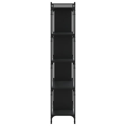Bücherregal 5 Böden Schwarz 76x32x158 cm Holzwerkstoff - Pazzar.ch