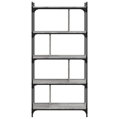 Bücherregal 5 Böden Grau Sonoma 76x32x158 cm Holzwerkstoff - Pazzar.ch