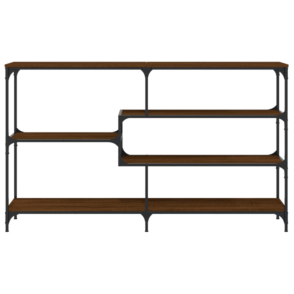 Konsolentisch Braun Eichen-Optik 160x32x95 cm Holzwerkstoff - Pazzar.ch