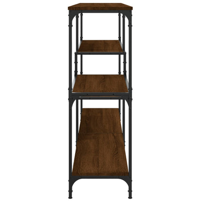 Konsolentisch Braun Eichen-Optik 160x32x95 cm Holzwerkstoff - Pazzar.ch