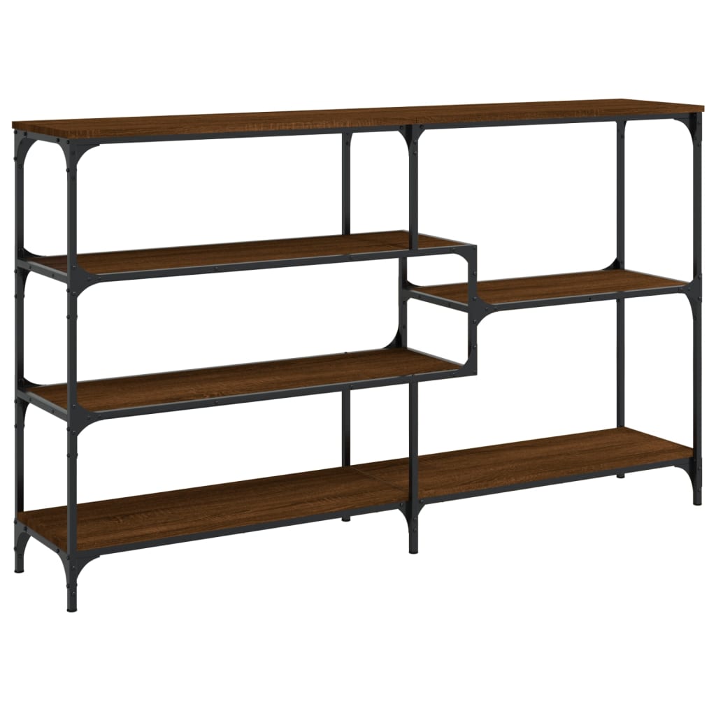Konsolentisch Braun Eichen-Optik 160x32x95 cm Holzwerkstoff - Pazzar.ch
