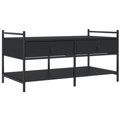 Couchtisch Schwarz 99x50x50 cm Holzwerkstoff - Pazzar.ch
