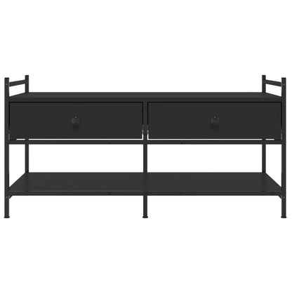 Couchtisch Schwarz 99x50x50 cm Holzwerkstoff - Pazzar.ch