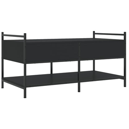 Couchtisch Schwarz 99x50x50 cm Holzwerkstoff - Pazzar.ch