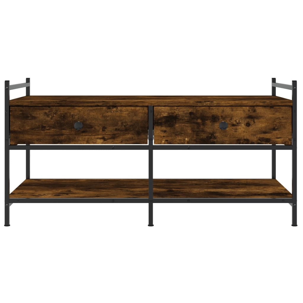 Couchtisch Räuchereiche 99x50x50 cm Holzwerkstoff - Pazzar.ch