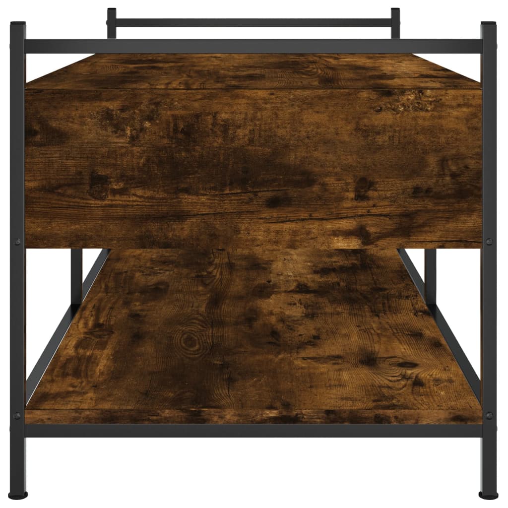 Couchtisch Räuchereiche 99x50x50 cm Holzwerkstoff - Pazzar.ch