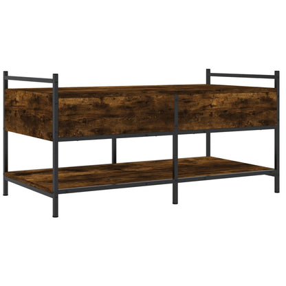Couchtisch Räuchereiche 99x50x50 cm Holzwerkstoff - Pazzar.ch