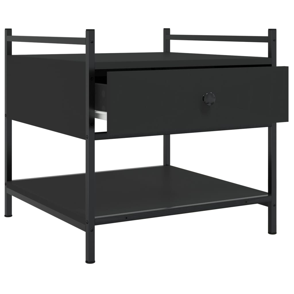 Couchtisch Schwarz 50x50x50 cm Holzwerkstoff - Pazzar.ch