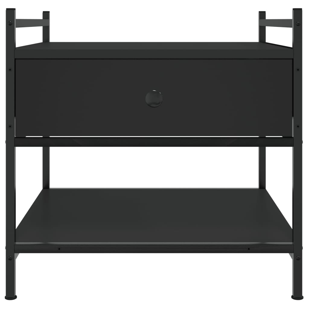 Couchtisch Schwarz 50x50x50 cm Holzwerkstoff - Pazzar.ch