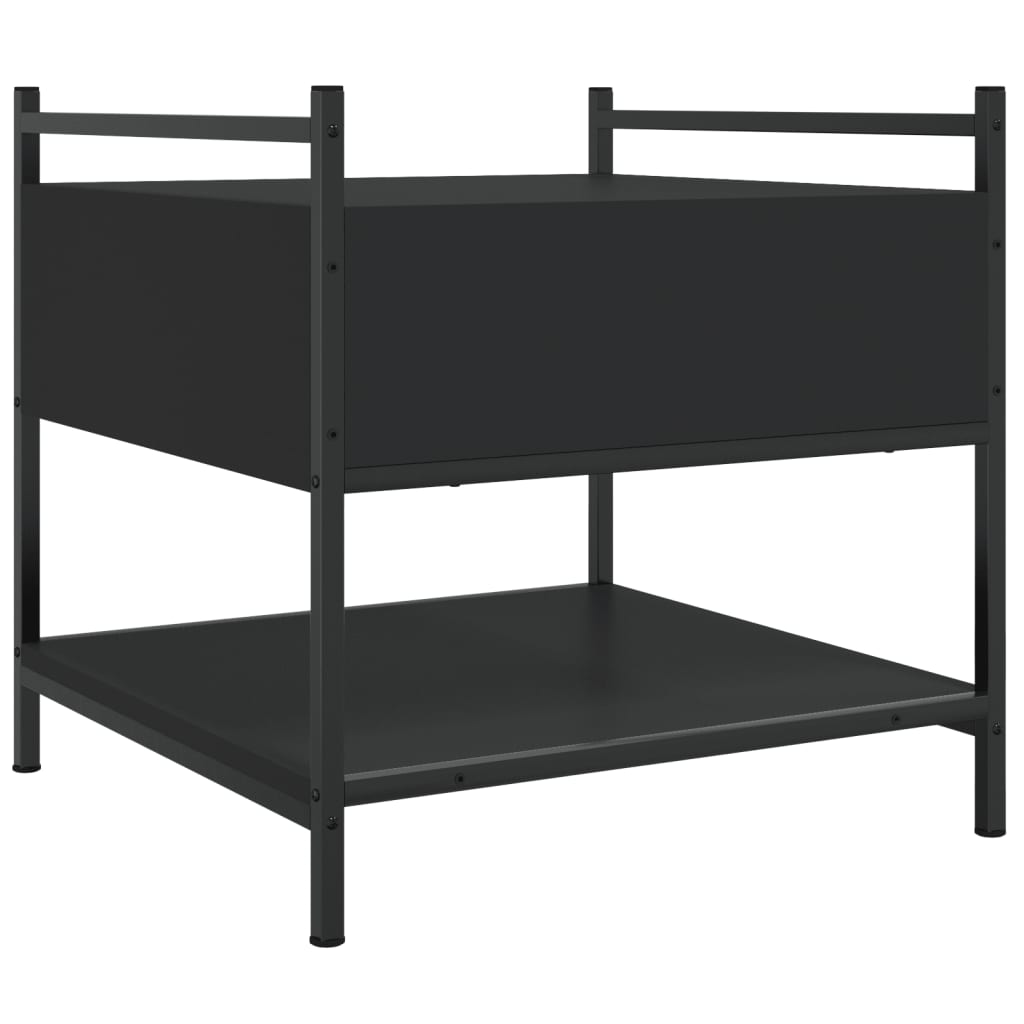 Couchtisch Schwarz 50x50x50 cm Holzwerkstoff - Pazzar.ch