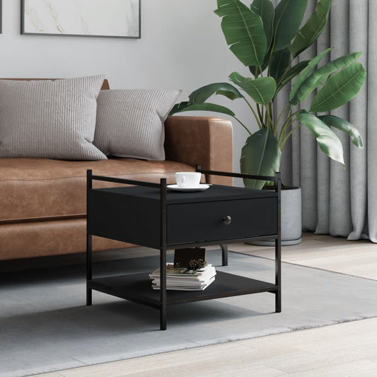 Couchtisch Schwarz 50x50x50 cm Holzwerkstoff - Pazzar.ch