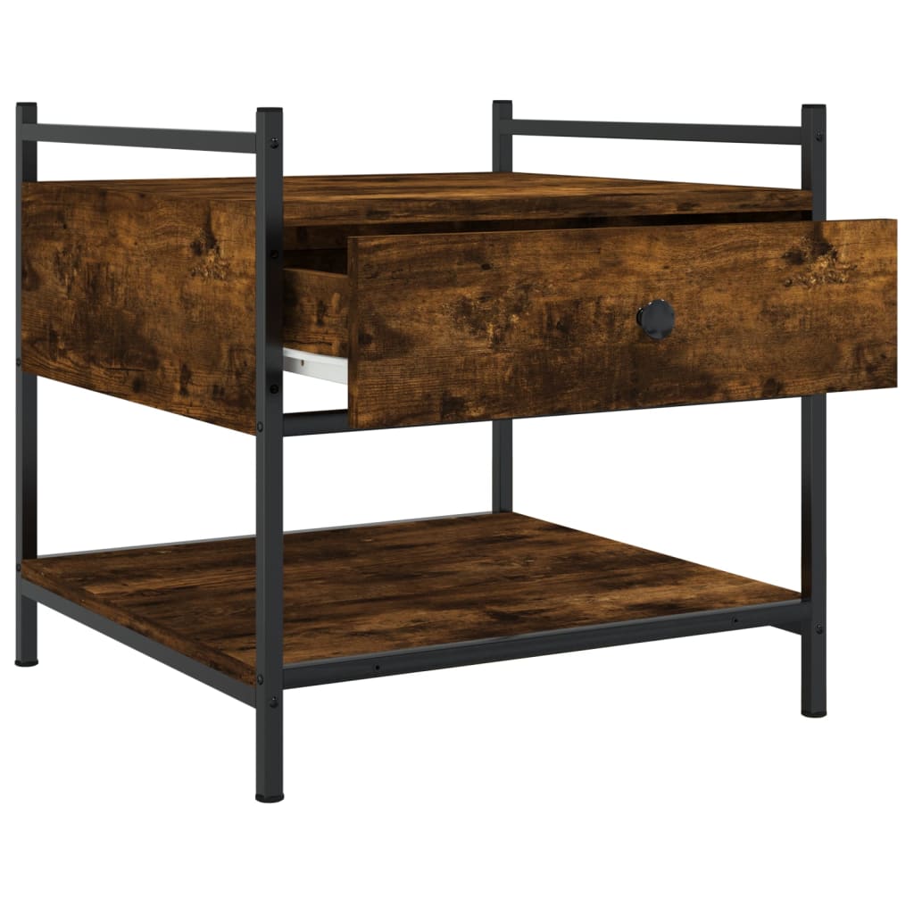 Couchtisch Räuchereiche 50x50x50 cm Holzwerkstoff - Pazzar.ch