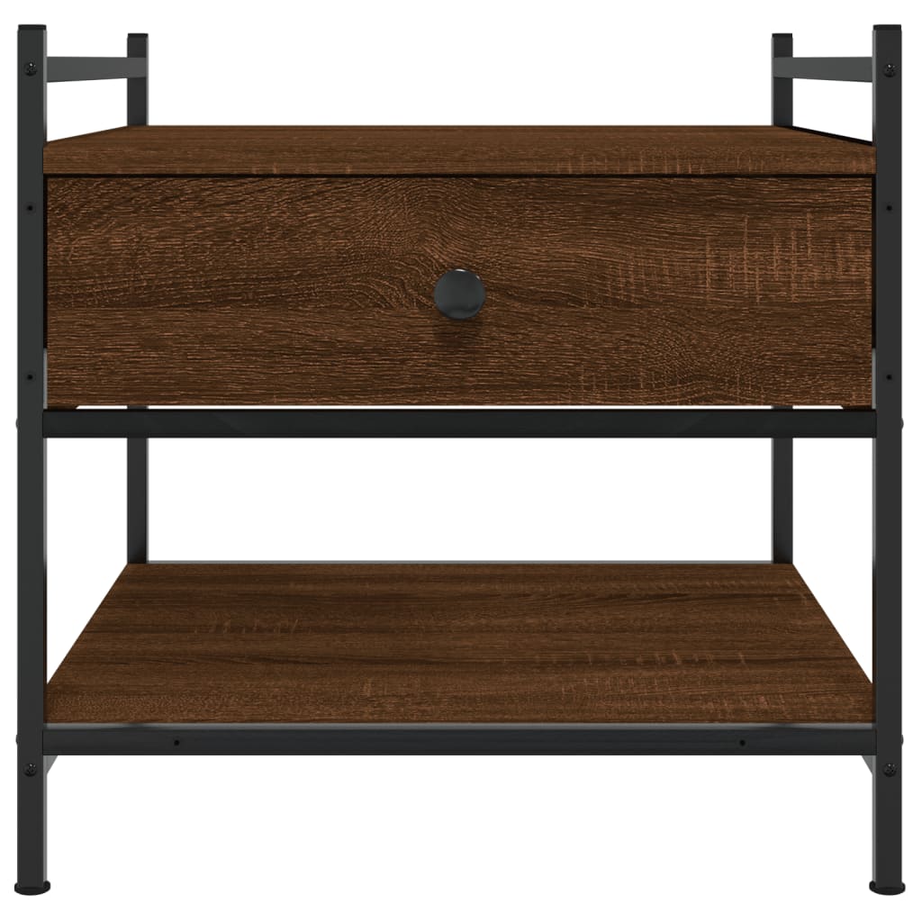 Couchtisch Braun Eichen-Optik 50x50x50 cm Holzwerkstoff - Pazzar.ch