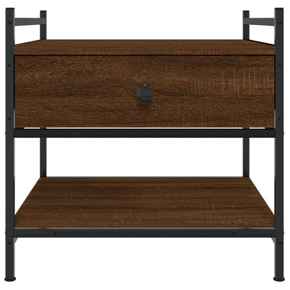 Couchtisch Braun Eichen-Optik 50x50x50 cm Holzwerkstoff - Pazzar.ch