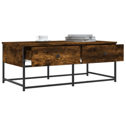 Couchtisch Räuchereiche 100x51x40 cm Holzwerkstoff - Pazzar.ch