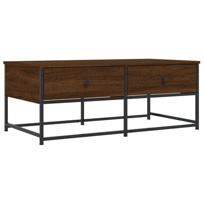 Couchtisch Braun Eichen-Optik 100x51x40 cm Holzwerkstoff - Pazzar.ch