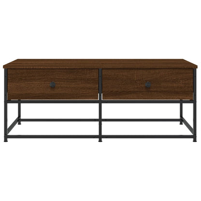 Couchtisch Braun Eichen-Optik 100x51x40 cm Holzwerkstoff - Pazzar.ch
