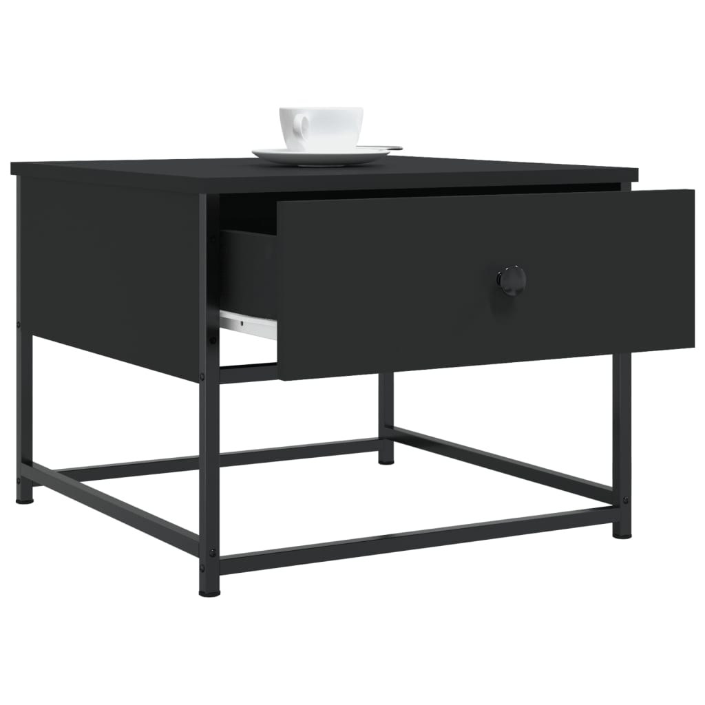 Couchtisch Schwarz 51x51x40 cm Holzwerkstoff - Pazzar.ch