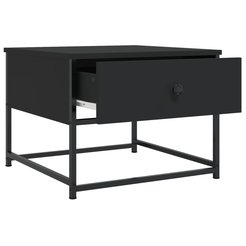 Couchtisch Schwarz 51x51x40 cm Holzwerkstoff - Pazzar.ch