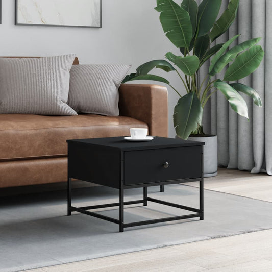 Couchtisch Schwarz 51x51x40 cm Holzwerkstoff - Pazzar.ch