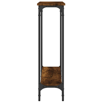 Konsolentisch Räuchereiche 75x22,5x75 cm Holzwerkstoff - Pazzar.ch