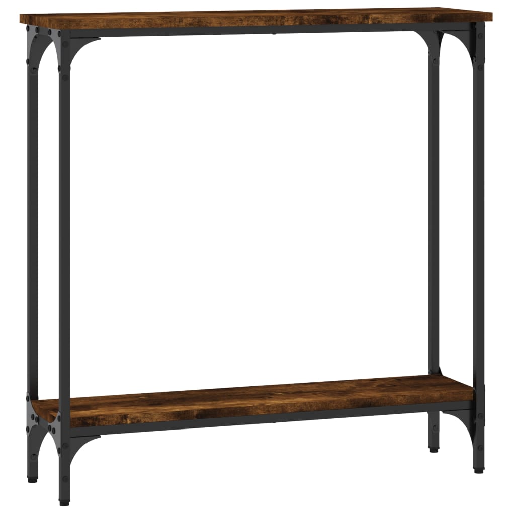 Konsolentisch Räuchereiche 75x22,5x75 cm Holzwerkstoff - Pazzar.ch