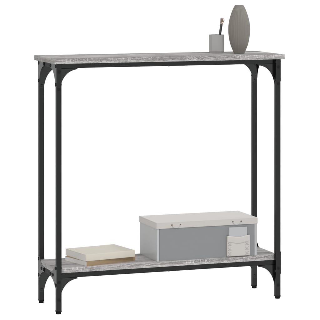 Konsolentisch Grau Sonoma 75x22,5x75 cm Holzwerkstoff - Pazzar.ch