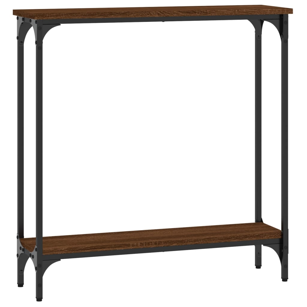 Konsolentisch Braun Eichen-Optik 75x22,5x75 cm Holzwerkstoff - Pazzar.ch