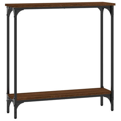 Konsolentisch Braun Eichen-Optik 75x22,5x75 cm Holzwerkstoff - Pazzar.ch