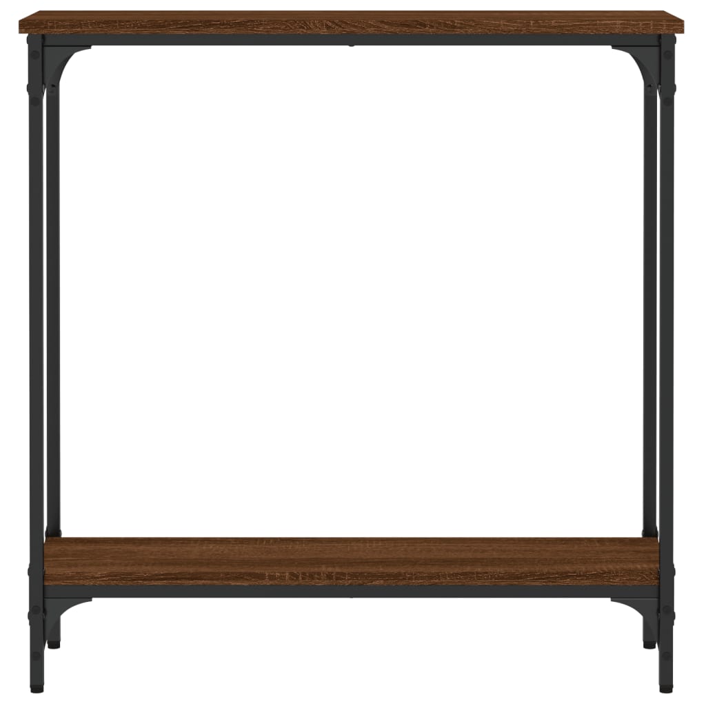 Konsolentisch Braun Eichen-Optik 75x22,5x75 cm Holzwerkstoff - Pazzar.ch