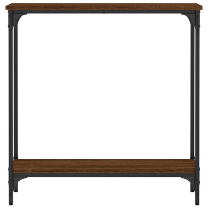 Konsolentisch Braun Eichen-Optik 75x22,5x75 cm Holzwerkstoff - Pazzar.ch