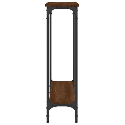 Konsolentisch Braun Eichen-Optik 75x22,5x75 cm Holzwerkstoff - Pazzar.ch