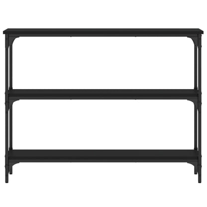Konsolentisch Schwarz 100x22,5x75 cm Holzwerkstoff - Pazzar.ch