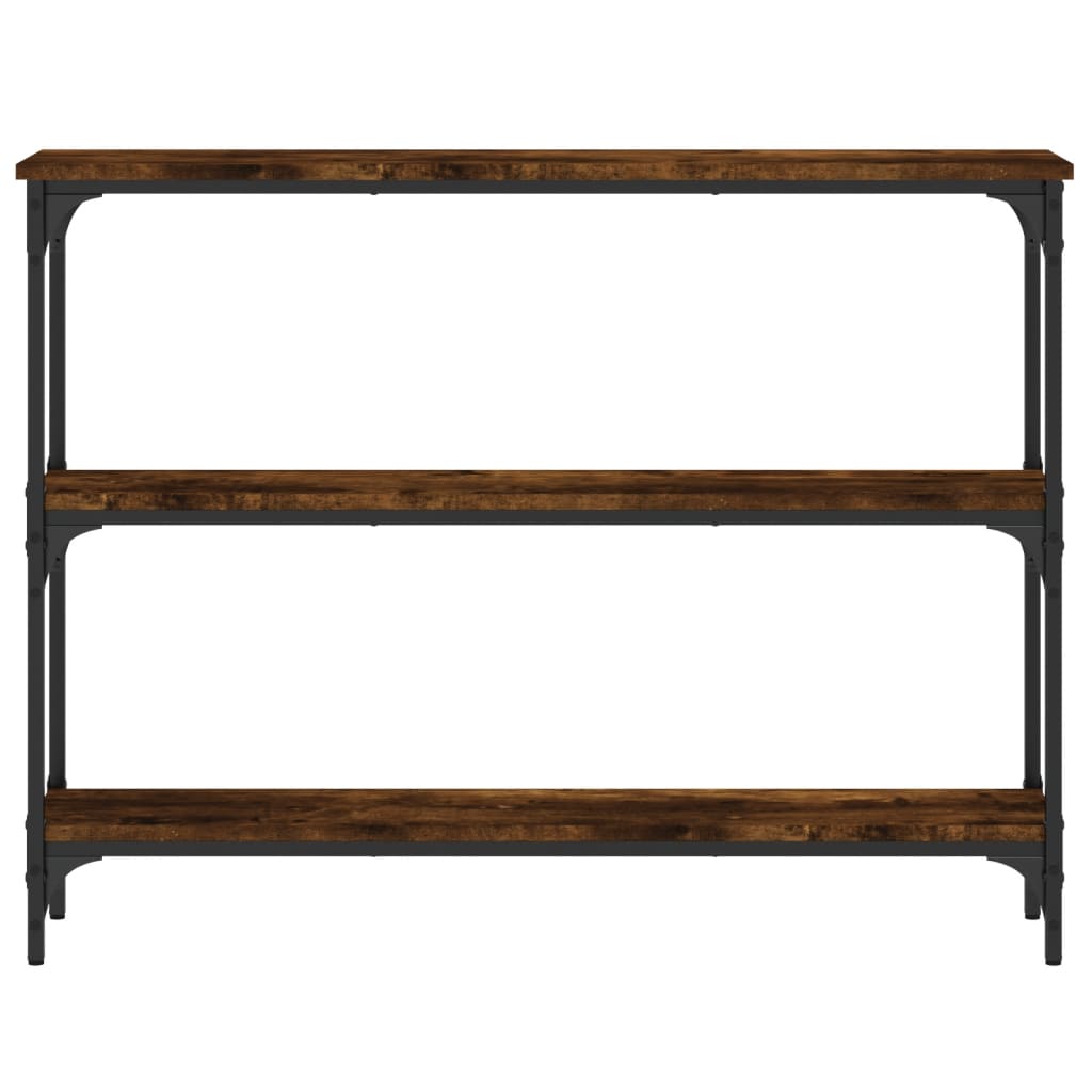 Konsolentisch Räuchereiche 100x22,5x75 cm Holzwerkstoff - Pazzar.ch
