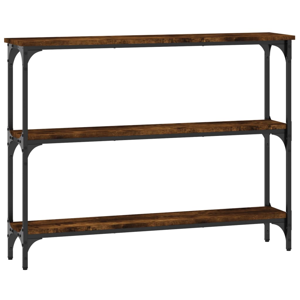 Konsolentisch Räuchereiche 100x22,5x75 cm Holzwerkstoff - Pazzar.ch