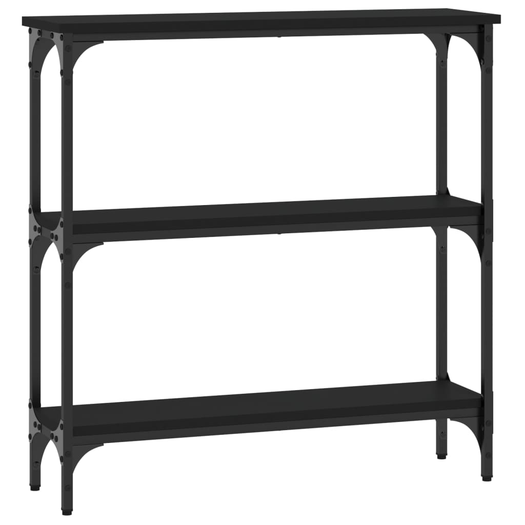 Konsolentisch Schwarz 75x22,5x75 cm Holzwerkstoff - Pazzar.ch