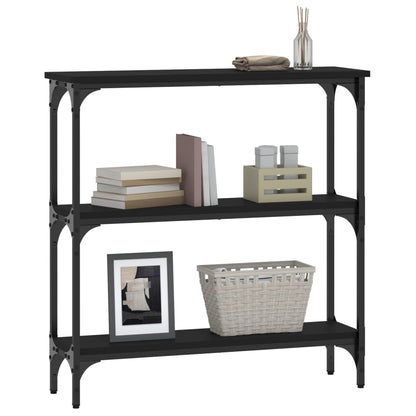 Konsolentisch Schwarz 75x22,5x75 cm Holzwerkstoff - Pazzar.ch
