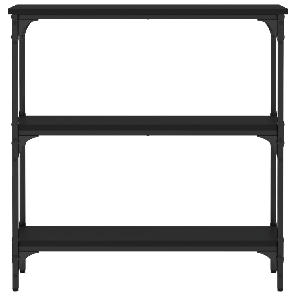 Konsolentisch Schwarz 75x22,5x75 cm Holzwerkstoff - Pazzar.ch