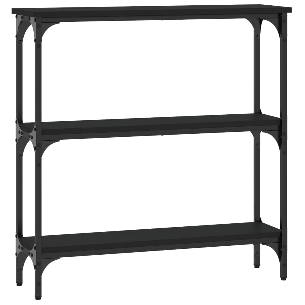 Konsolentisch Schwarz 75x22,5x75 cm Holzwerkstoff - Pazzar.ch