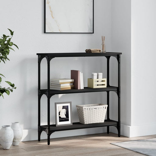 Konsolentisch Schwarz 75x22,5x75 cm Holzwerkstoff - Pazzar.ch