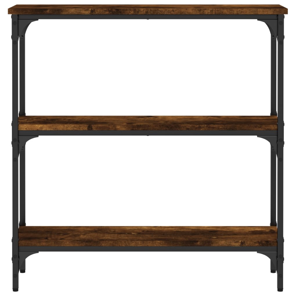 Konsolentisch Räuchereiche 75x22,5x75 cm Holzwerkstoff - Pazzar.ch