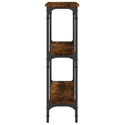 Konsolentisch Räuchereiche 75x22,5x75 cm Holzwerkstoff - Pazzar.ch