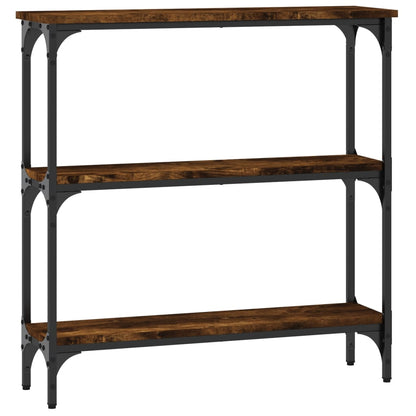 Konsolentisch Räuchereiche 75x22,5x75 cm Holzwerkstoff - Pazzar.ch