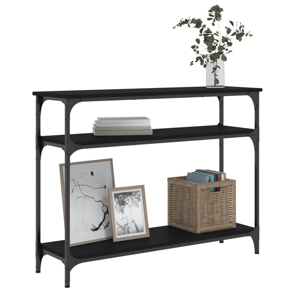 Konsolentisch Schwarz 100x29x75 cm Holzwerkstoff - Pazzar.ch