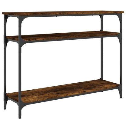 Konsolentisch Räuchereiche 100x29x75 cm Holzwerkstoff - Pazzar.ch