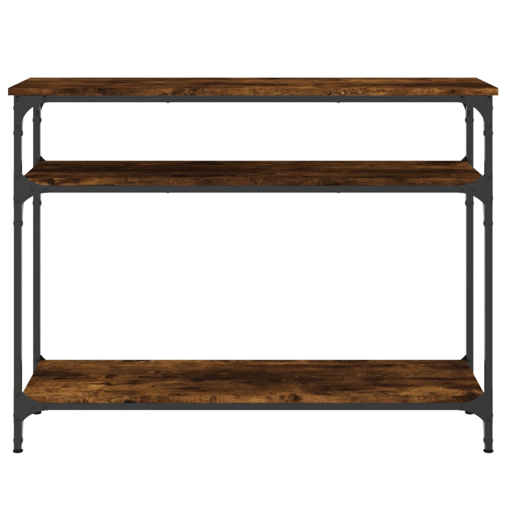 Konsolentisch Räuchereiche 100x29x75 cm Holzwerkstoff - Pazzar.ch
