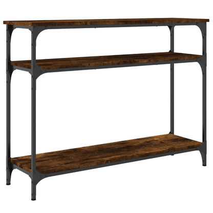 Konsolentisch Räuchereiche 100x29x75 cm Holzwerkstoff - Pazzar.ch