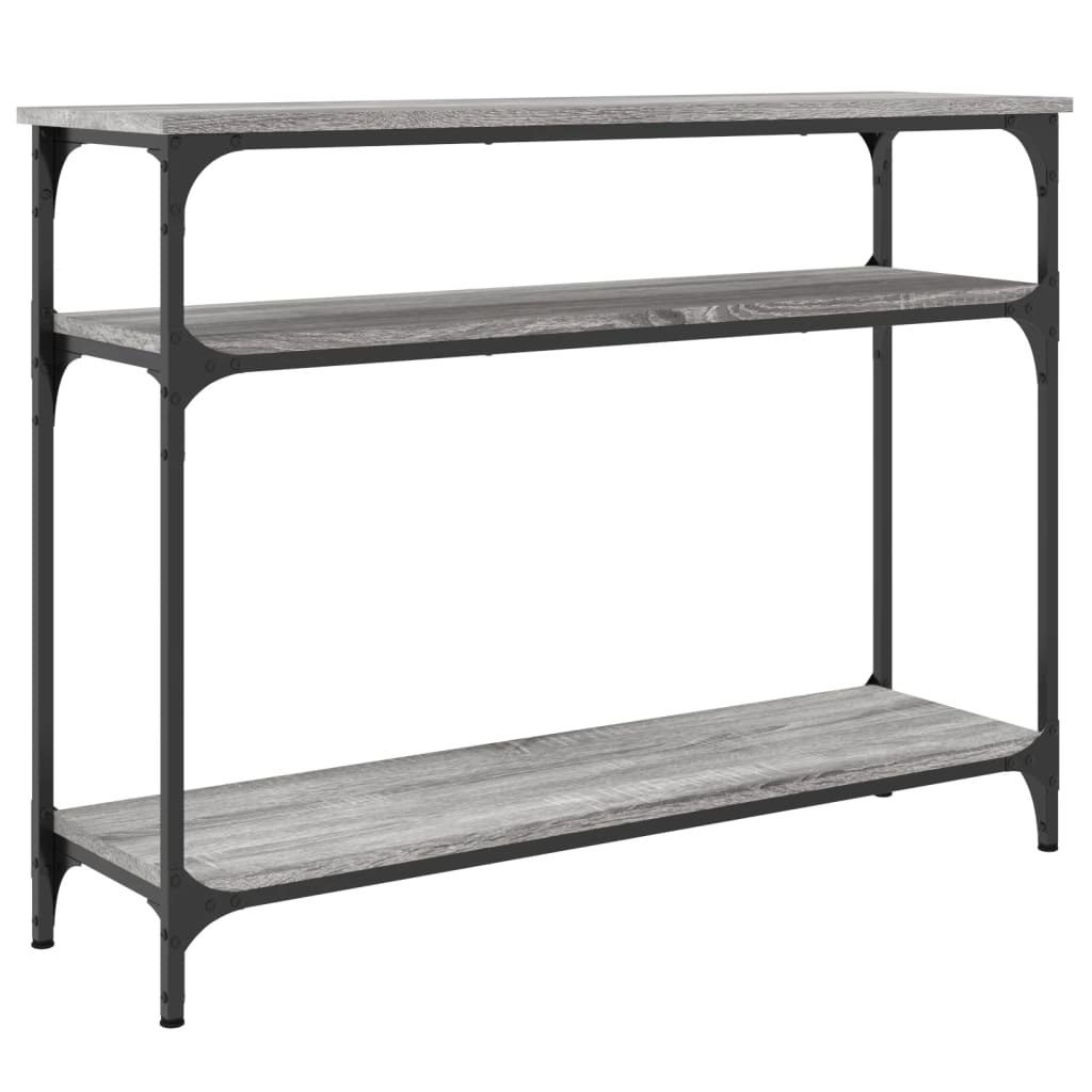 Konsolentisch Grau Sonoma 100x29x75 cm Holzwerkstoff - Pazzar.ch